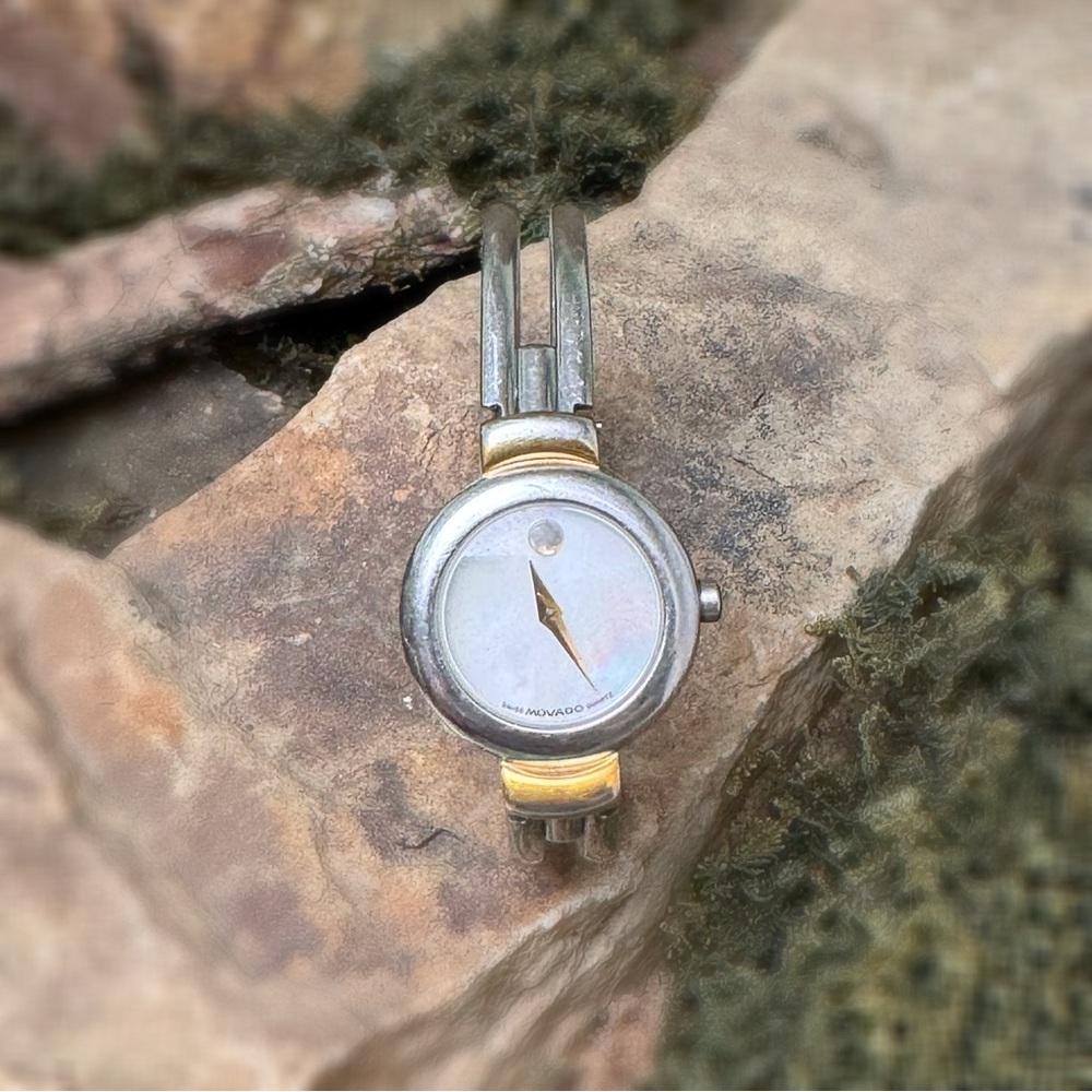 Vintage Movado two tone watch